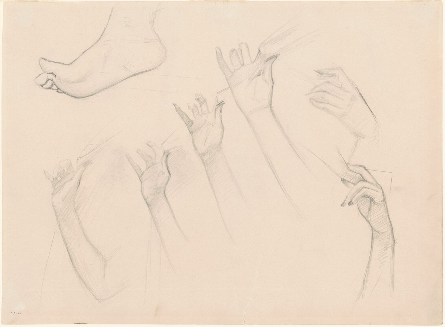 Studies for "Fumee d'Ambre Gris" by John Singer Sargent.